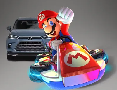 新款丰田SUV配备Nintendo Switch和Mario Kart 8 Deluxe