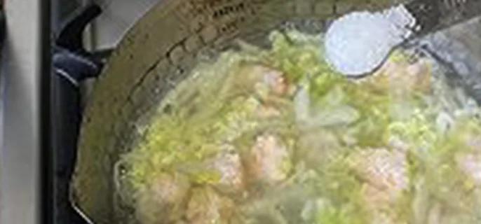 白菜虾滑汤的做法