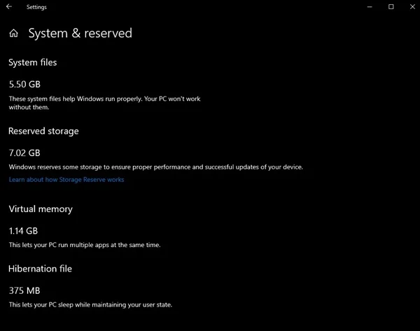 Windows 10 19H1加入预留空间功能：