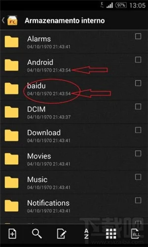 Xperia Z3手机SD卡无法删除baidu文