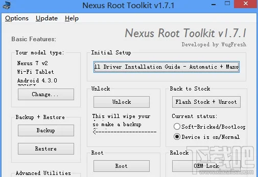 Nexus Root Toolkit 安卓5.0一键root教程