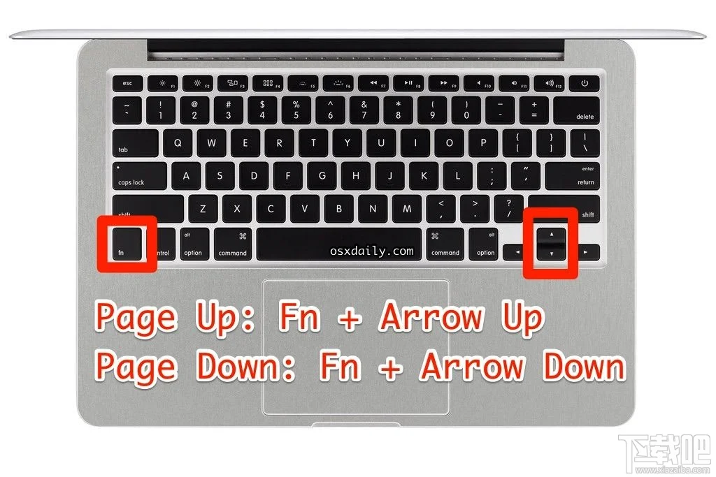 OS X新手学习教程 Mac上没有Page Up&amp;Down怎么办？Mac 怎么快速上下滚动页面？